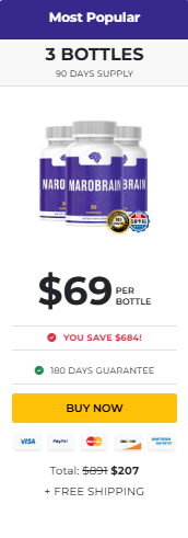 Marobrain 3 bottles